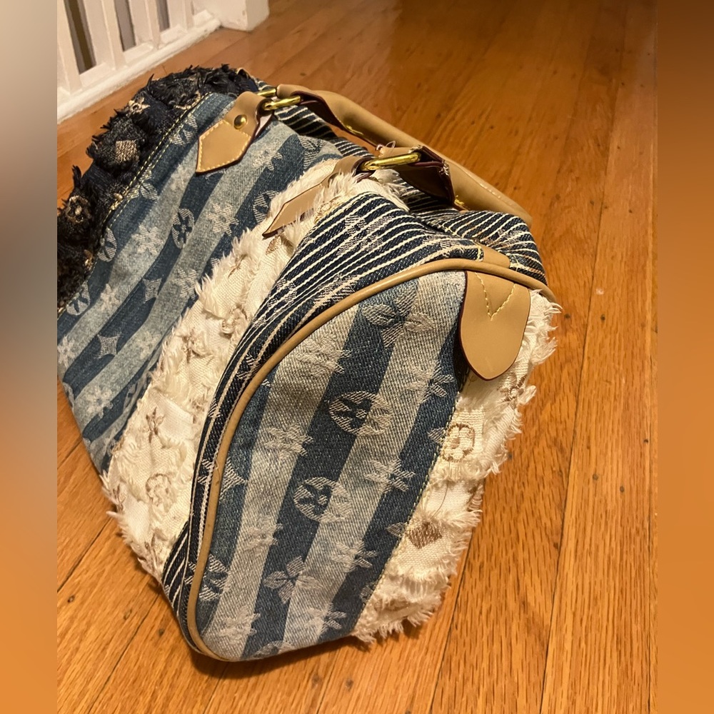 Denim Patches Hand Bag - Picture 2 of 5